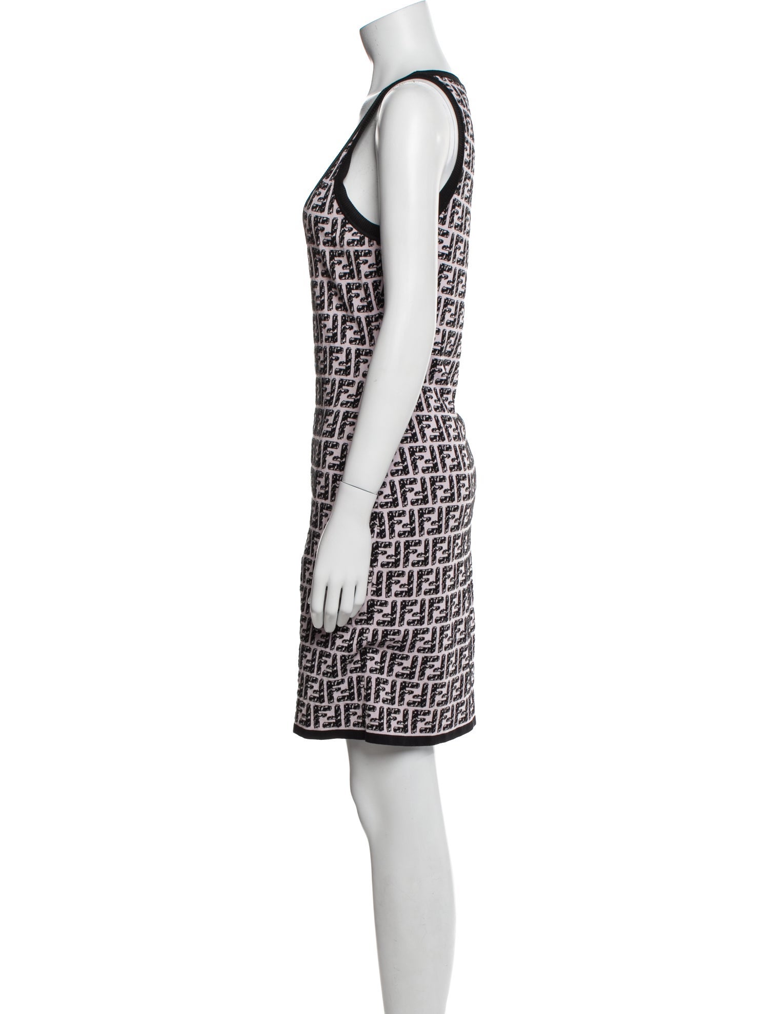 Fendi Printed Knee-Length Dress