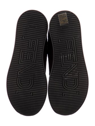 Fendi Neoprene Crystal Embellishments Athletic Sneakers