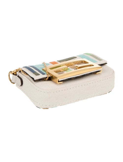 Fendi Canvas Baguette Nano 2023