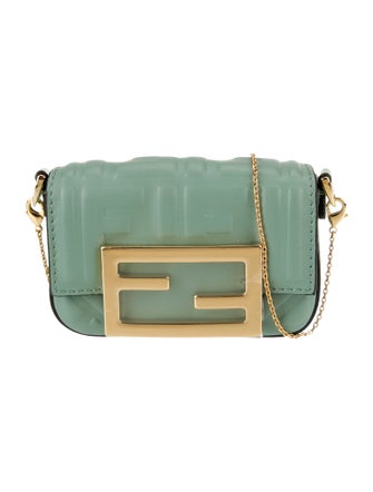 Fendi Leather Baguette Nano 2022