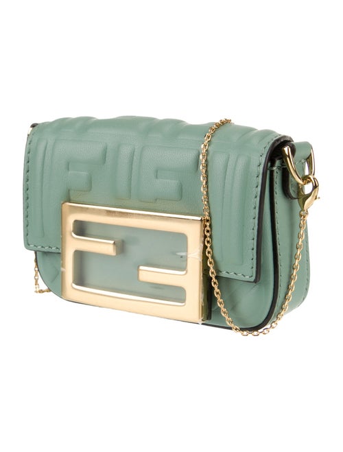 Fendi Leather Baguette Nano 2022