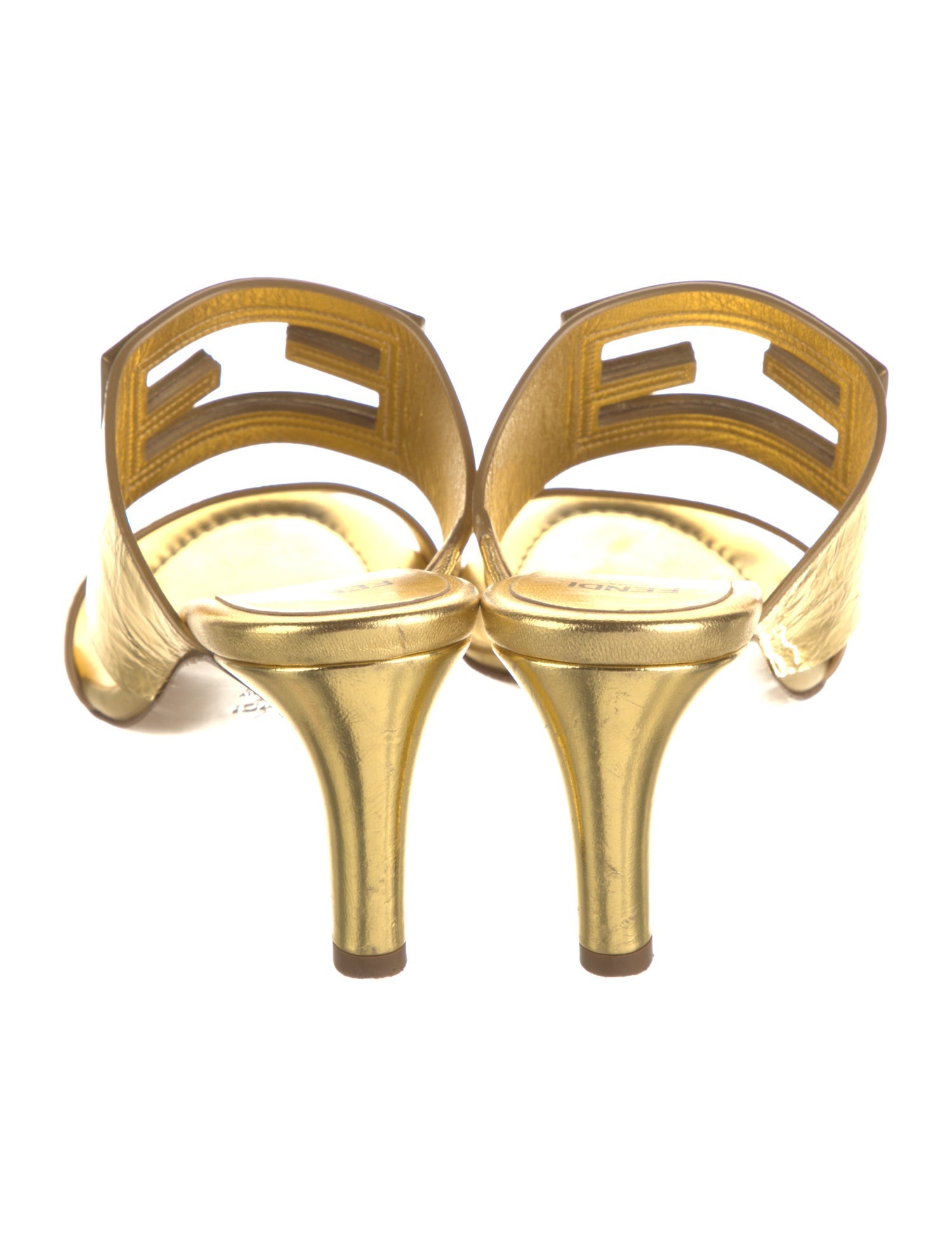 Fendi Leather Slides