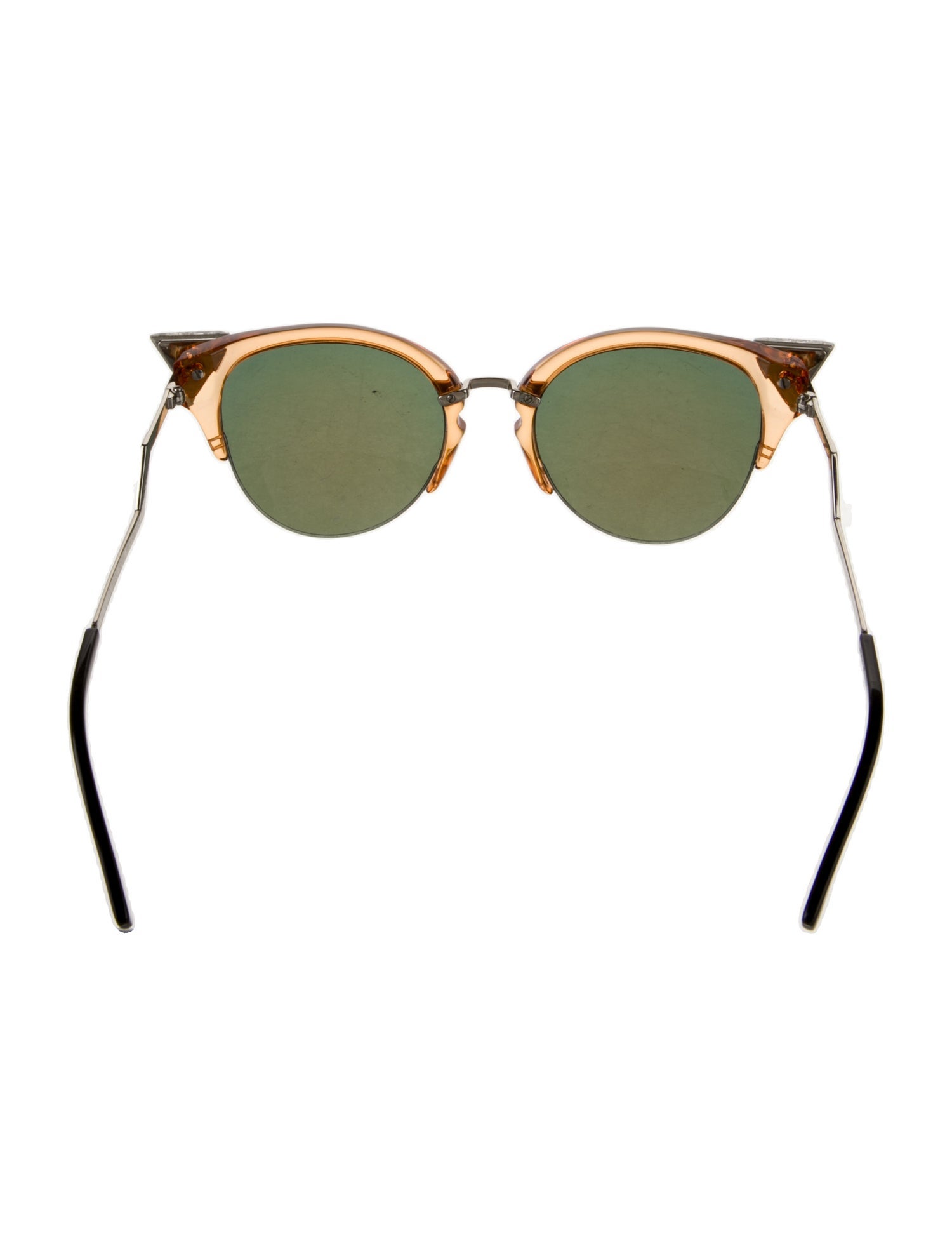 Fendi Cat-Eye Mirrored Sunglasses
