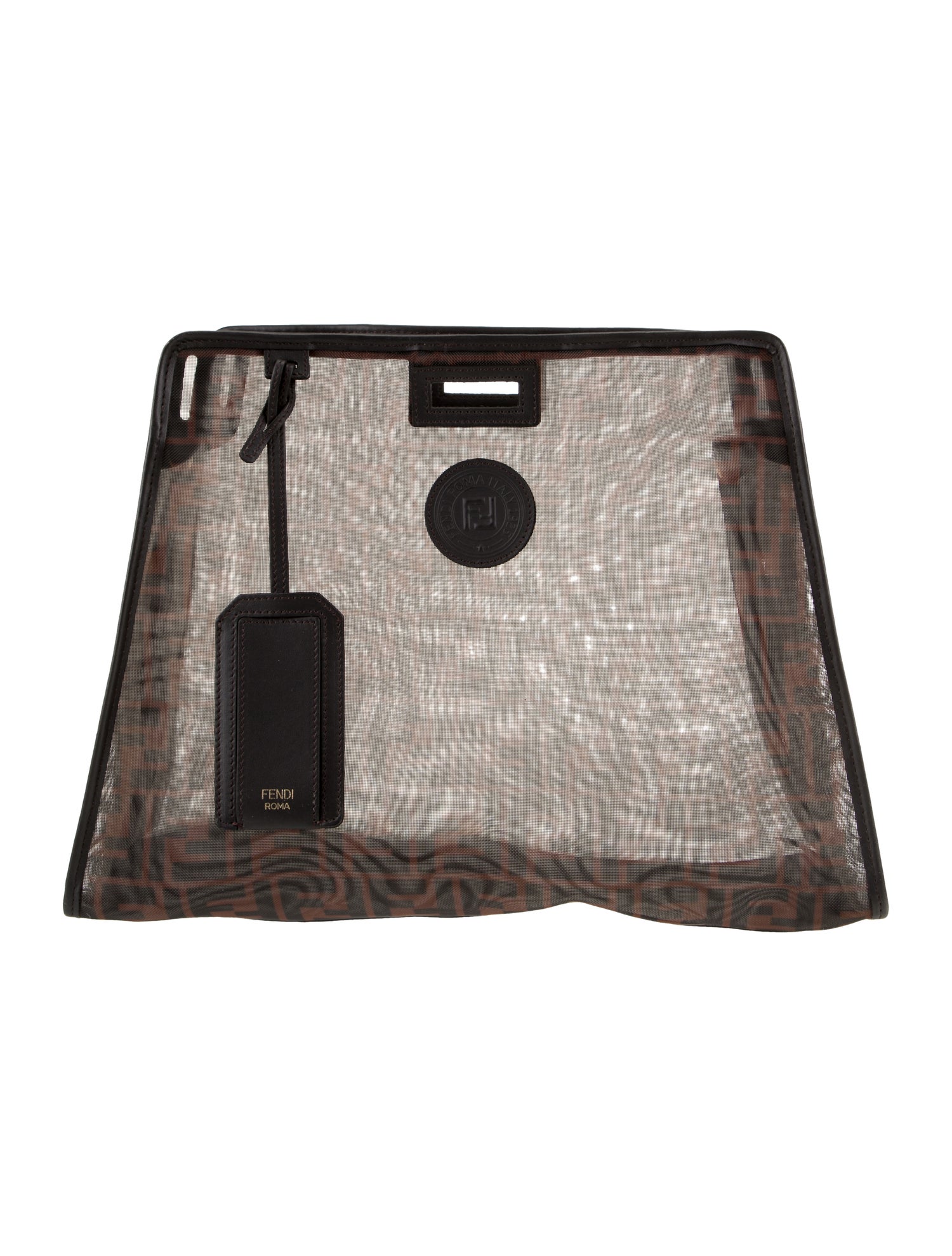 Fendi Zucca FF Top Handle Bag