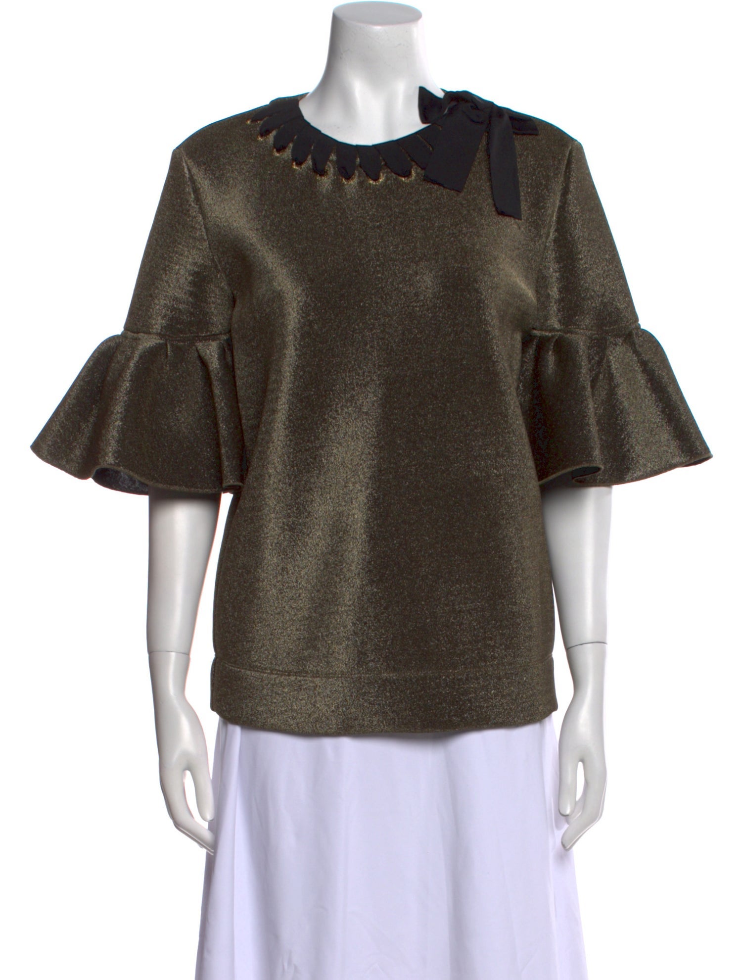 Fendi Crew Neck Short Sleeve Sweatshirt