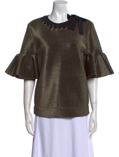 Fendi Crew Neck Short Sleeve Sweatshirt