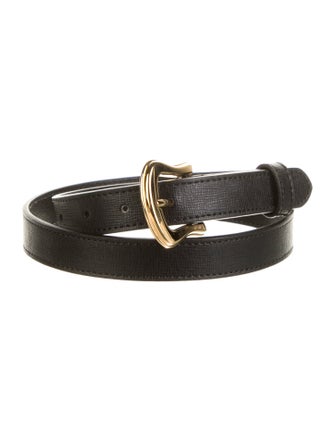 Fendi Skinny Leather Belt