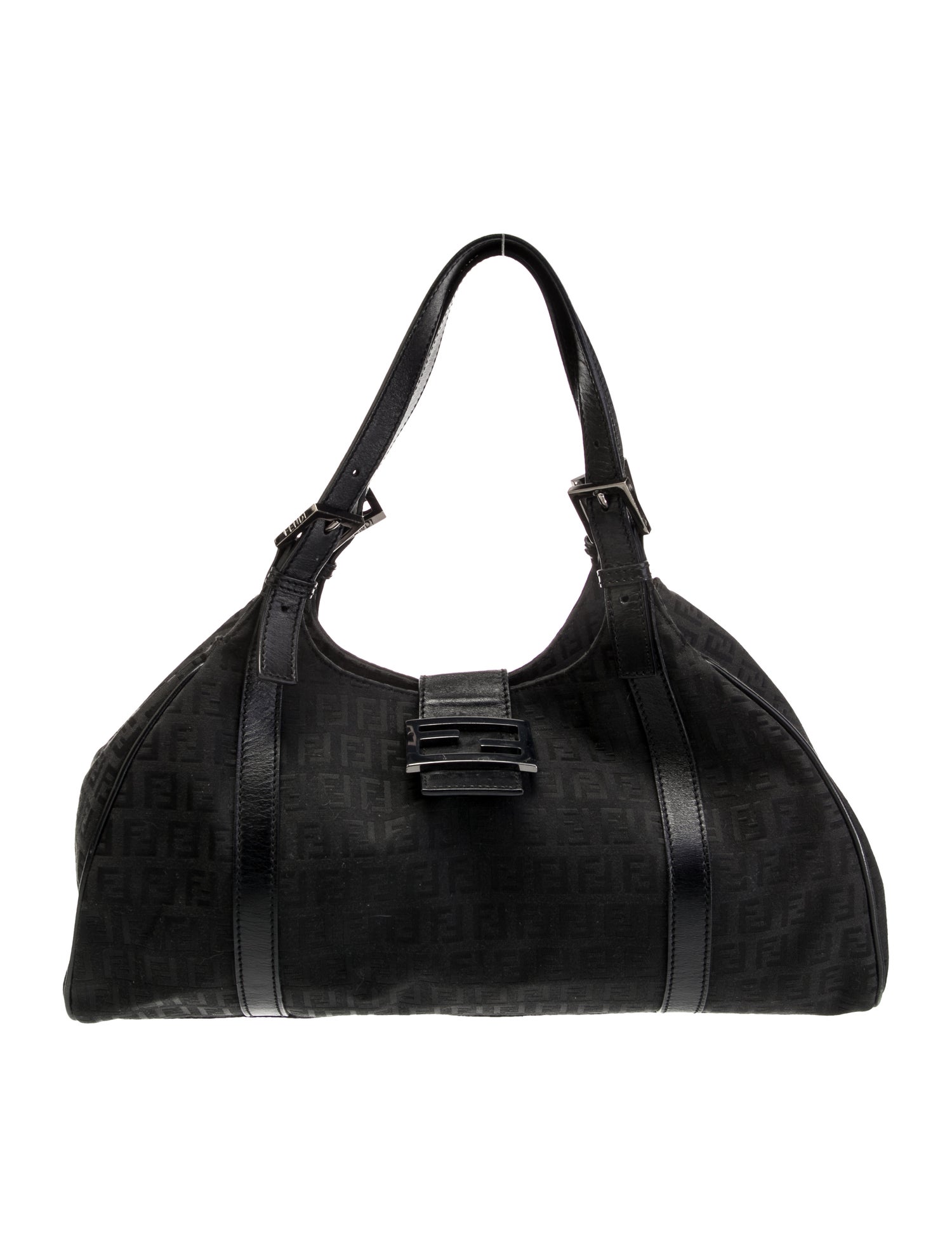 Fendi Zucchino FF Shoulder Bag