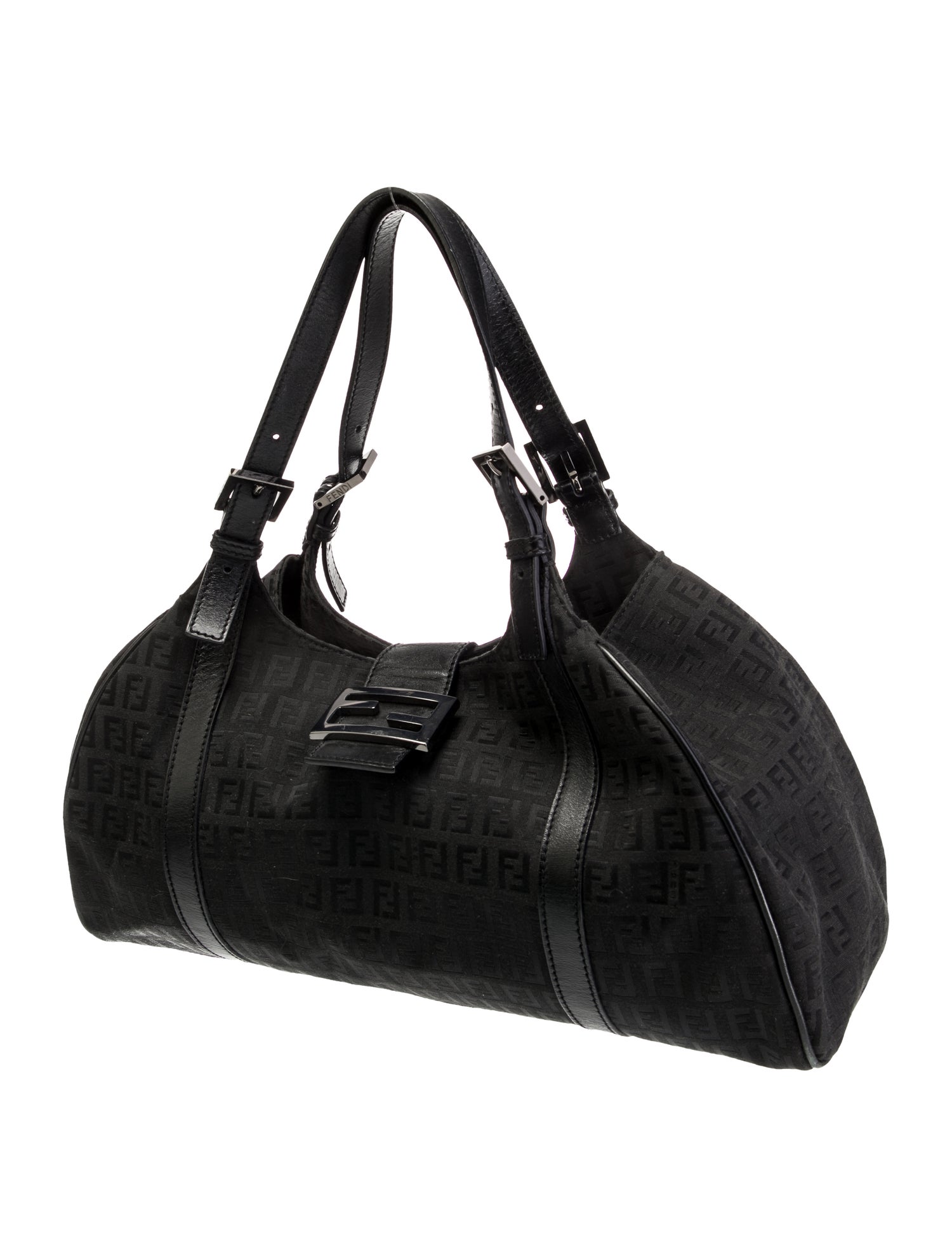 Fendi Zucchino FF Shoulder Bag