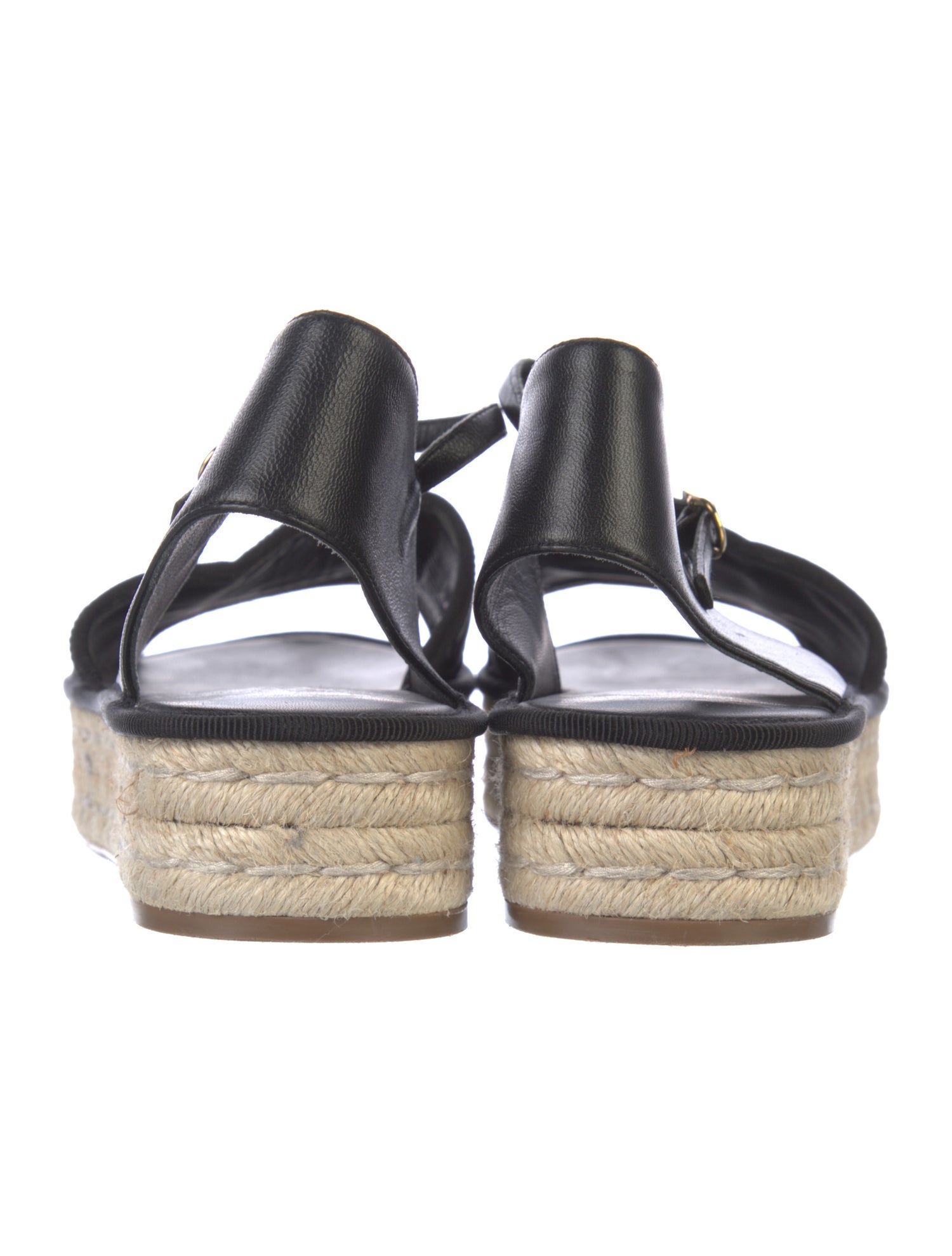 Fendi Zucca FF Logo Leather Slingback Flats