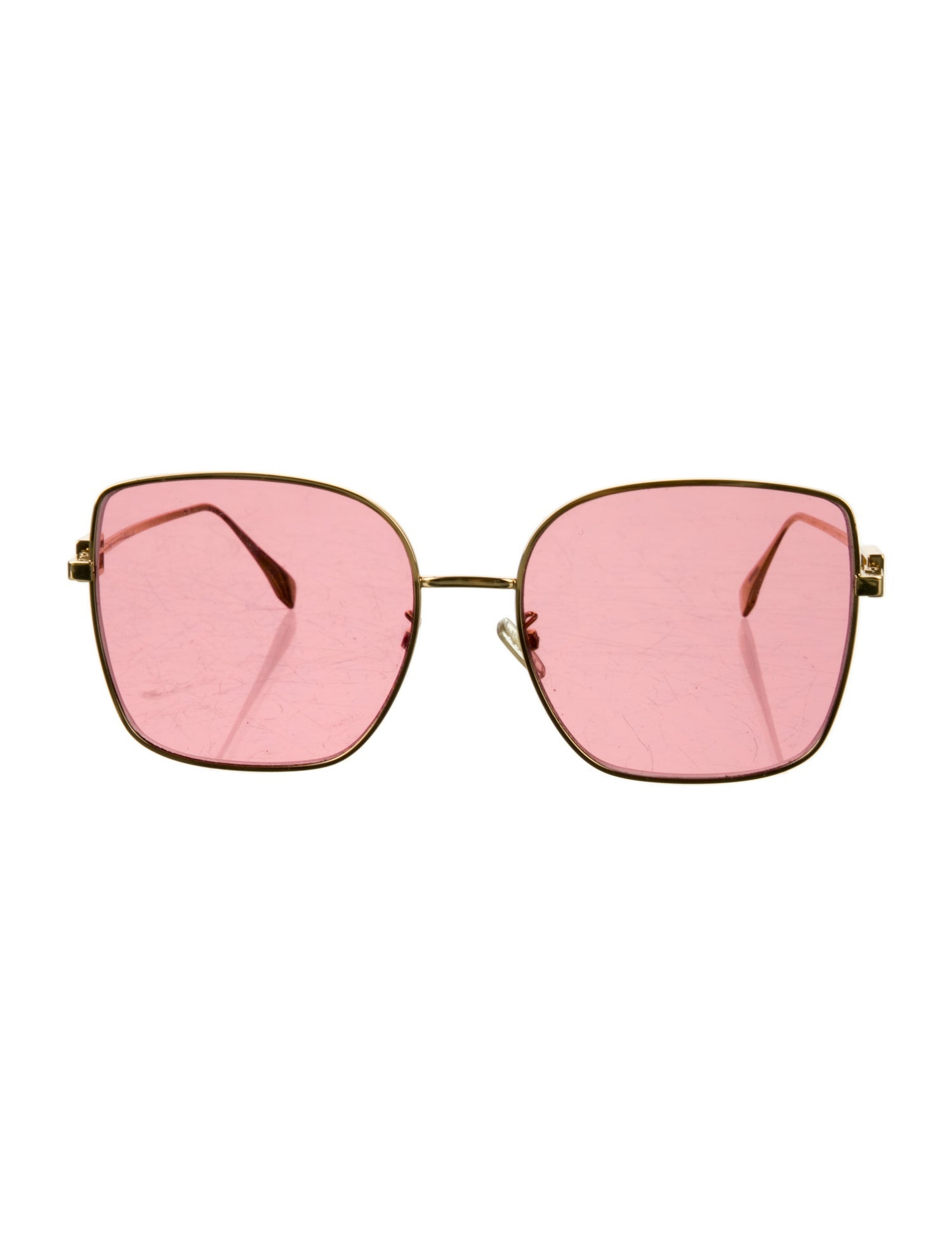 Fendi Zucca FF Logo Oversize Sunglasses