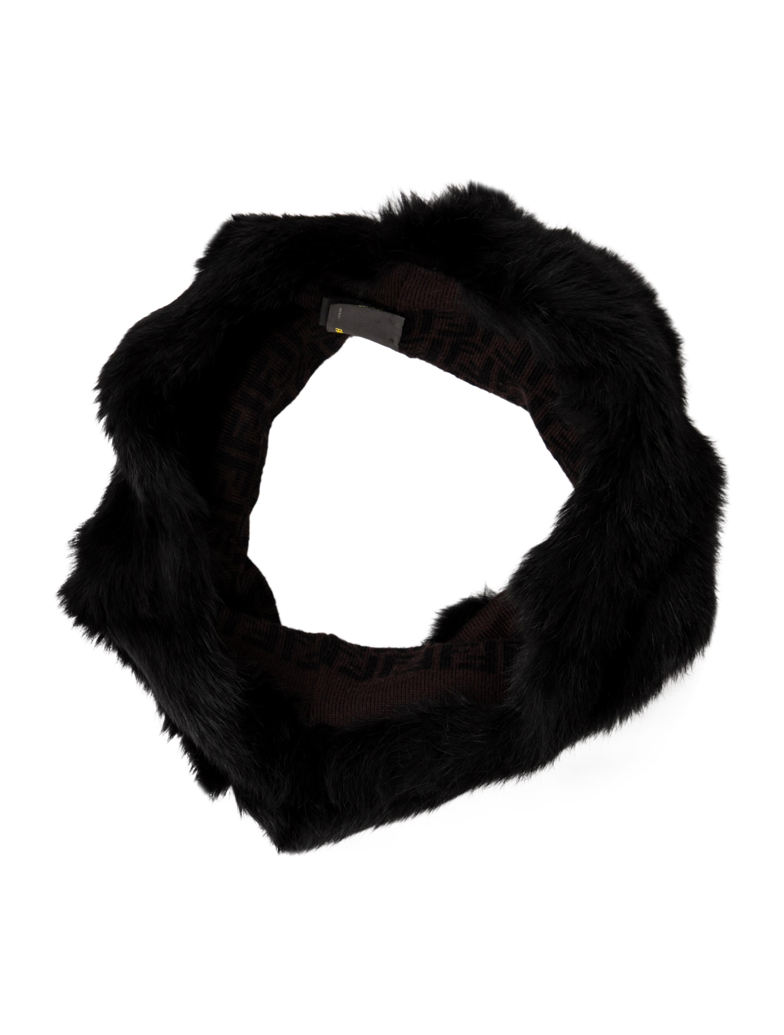 Fendi Fur Zucca FF Logo Snood