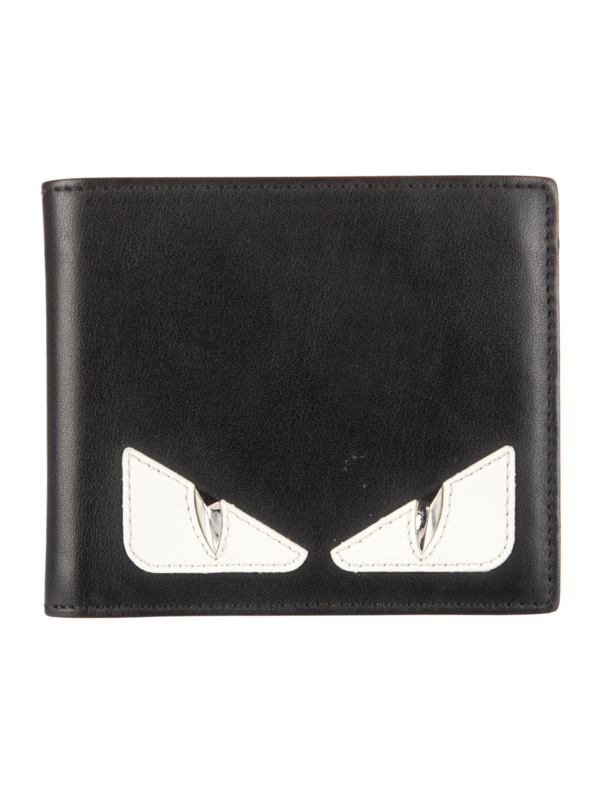 Fendi Monsters Motif Leather Wallet