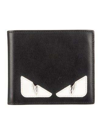Fendi Monsters Motif Leather Wallet