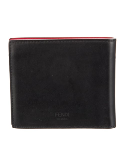 Fendi Monsters Motif Leather Wallet