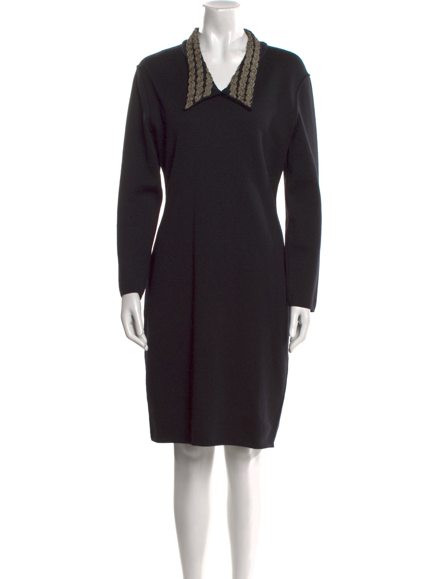 Fendi Wool Knee-Length Dress