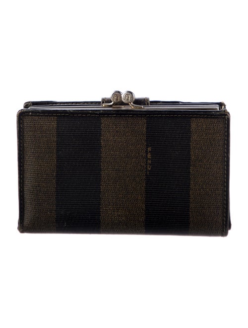 Fendi Pequin Striped French Purse
