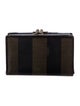 Fendi Pequin Striped French Purse