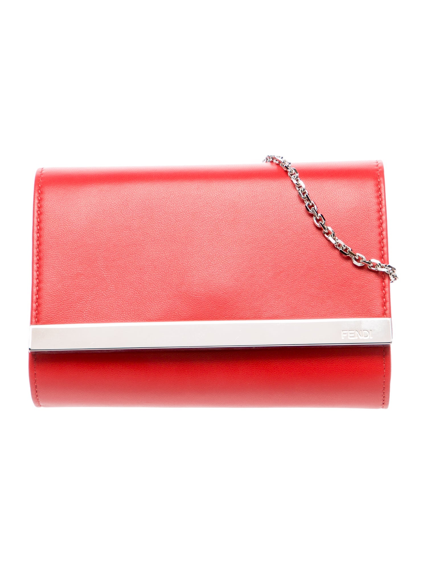 Fendi Leather Clutch Mini