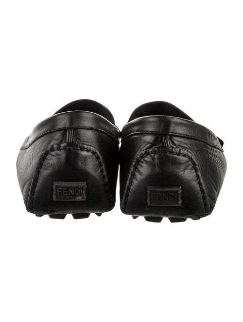 Fendi Zucca FF Logo Leather Drivers