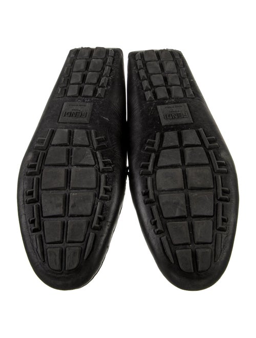 Fendi Zucca FF Logo Leather Drivers