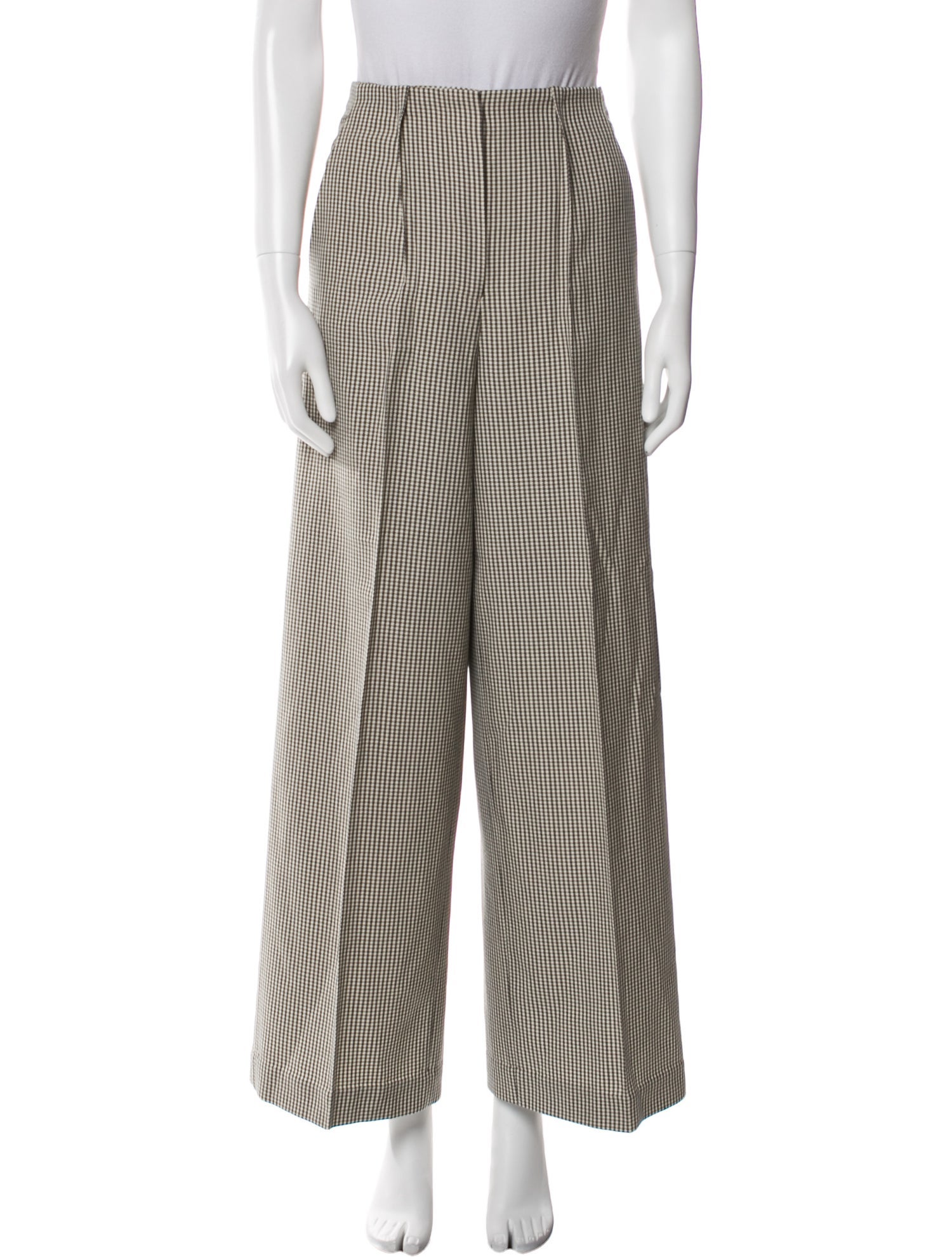 Fendi Wool Wide Leg Pants