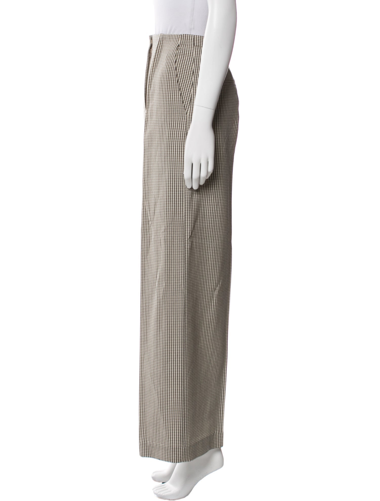 Fendi Wool Wide Leg Pants