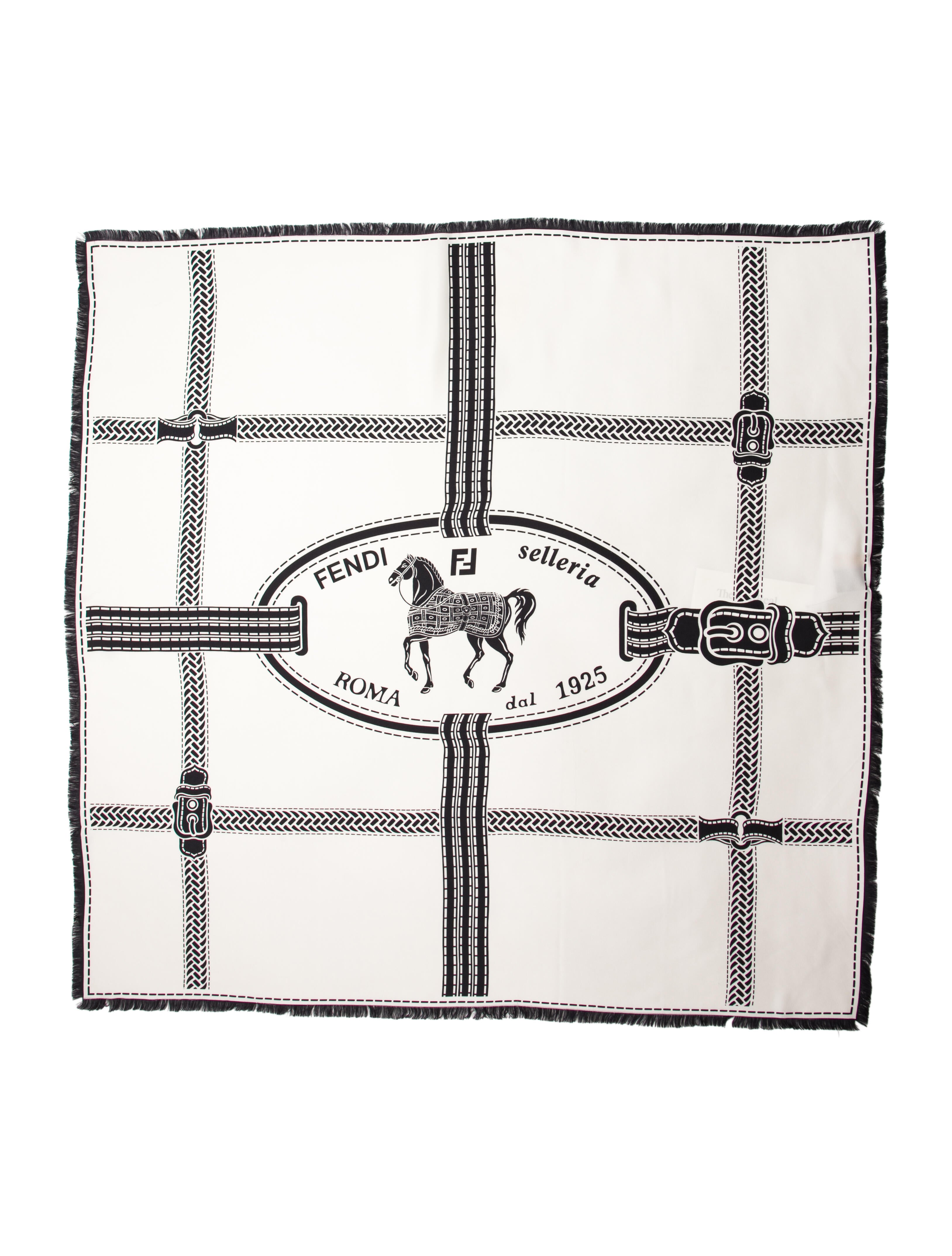 Fendi Silk Printed Scarf