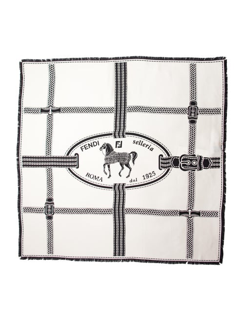 Fendi Silk Printed Scarf