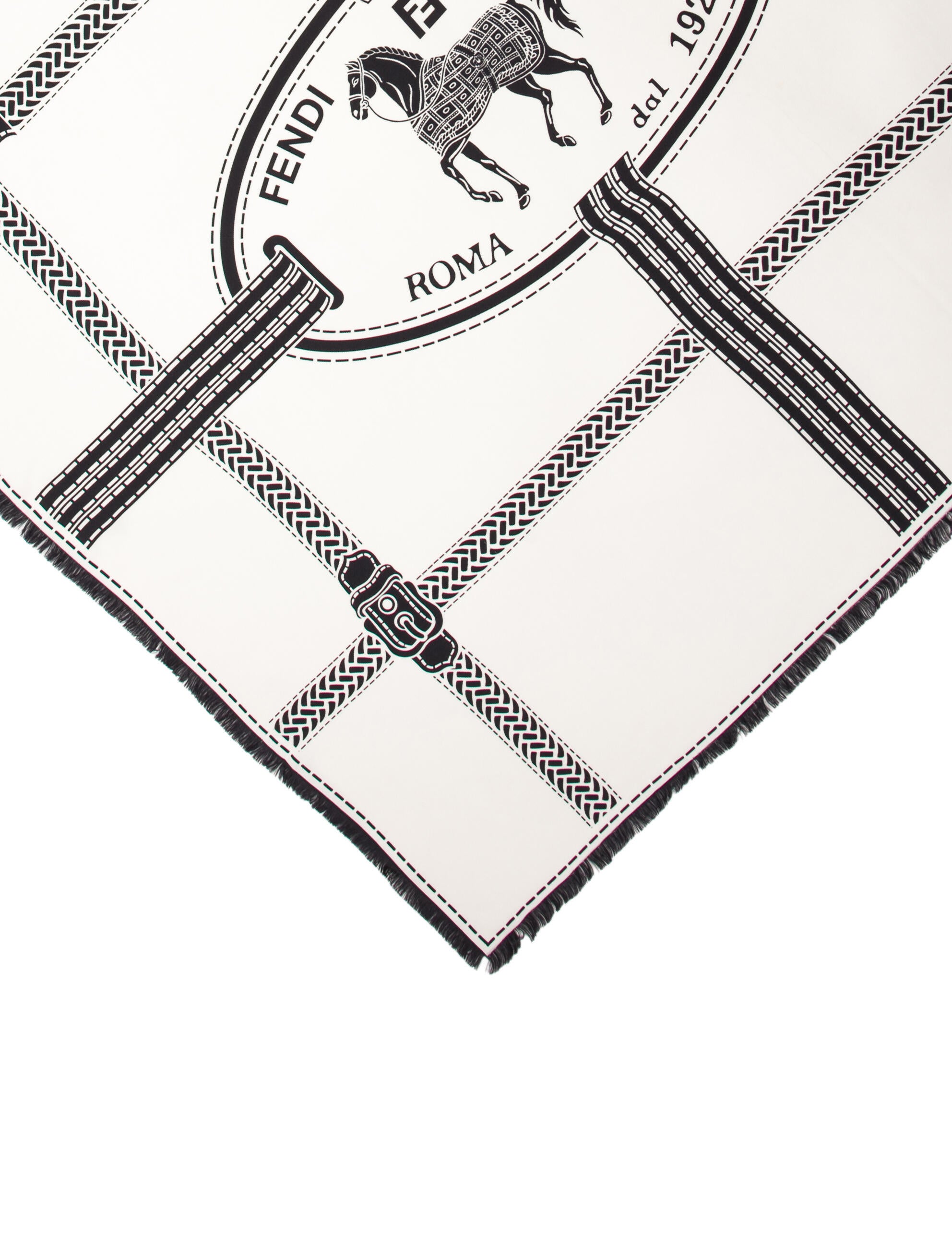 Fendi Silk Printed Scarf