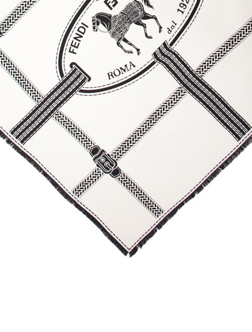 Fendi Silk Printed Scarf