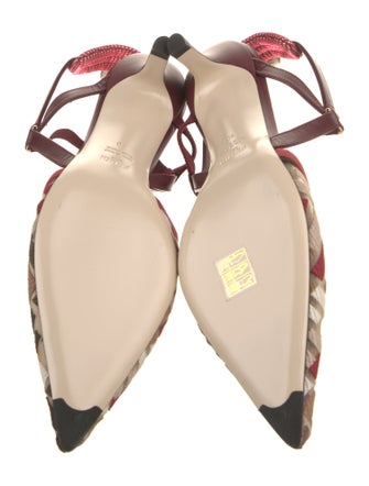 Fendi Zucca FF Logo Terry Cloth Pumps