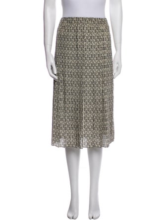 Fendi Silk Knee-Length Skirt
