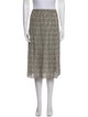Fendi Silk Knee-Length Skirt
