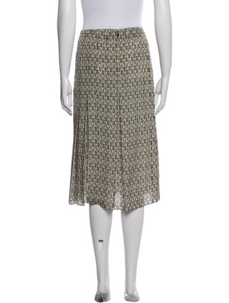 Fendi Silk Knee-Length Skirt