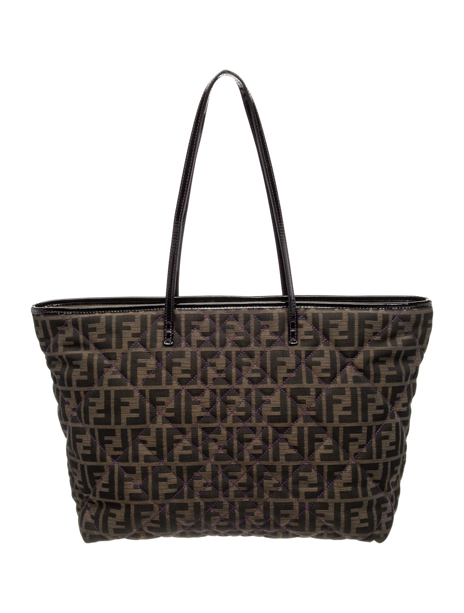 Fendi Zucca FF Roll Tote