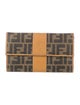 Fendi Zucca FF Logo Printed Wallet