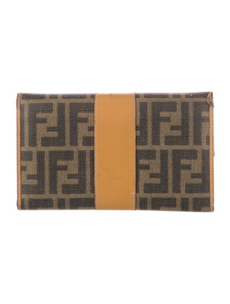 Fendi Zucca FF Logo Printed Wallet