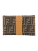 Fendi Zucca FF Logo Printed Wallet