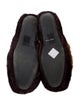 Fendi Mink Slingback Flats