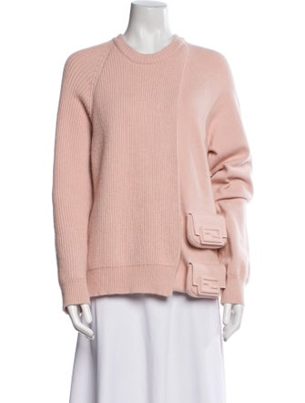 Fendi Wool Crew Neck Sweater