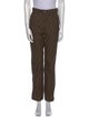 Fendi Plaid Print Straight Leg Pants