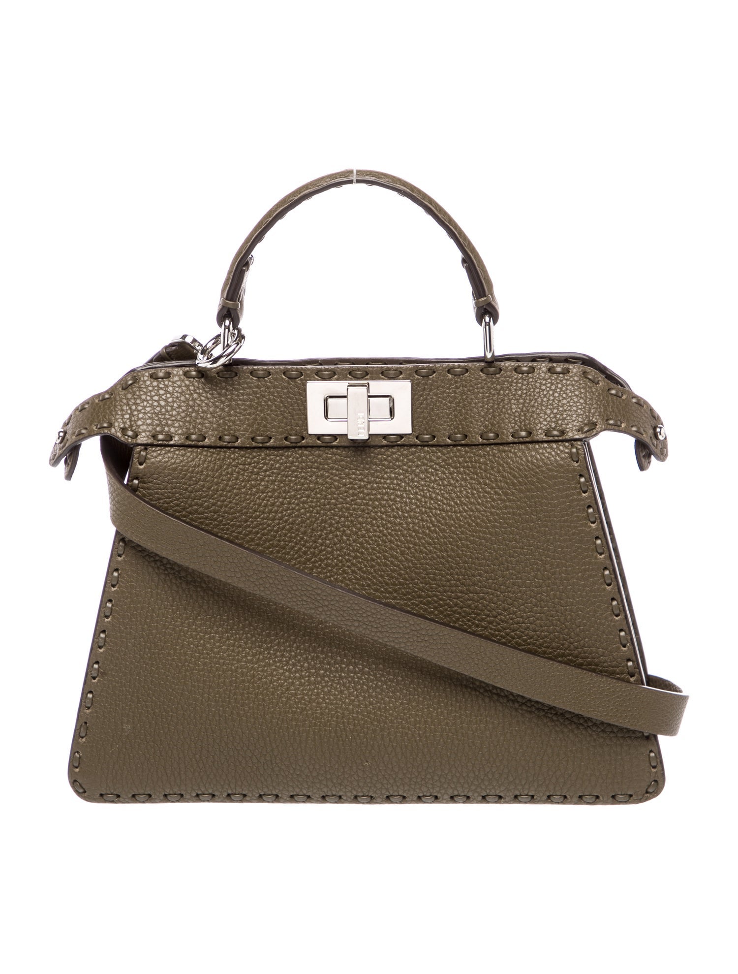 Fendi Leather Peekaboo ISeeU Small