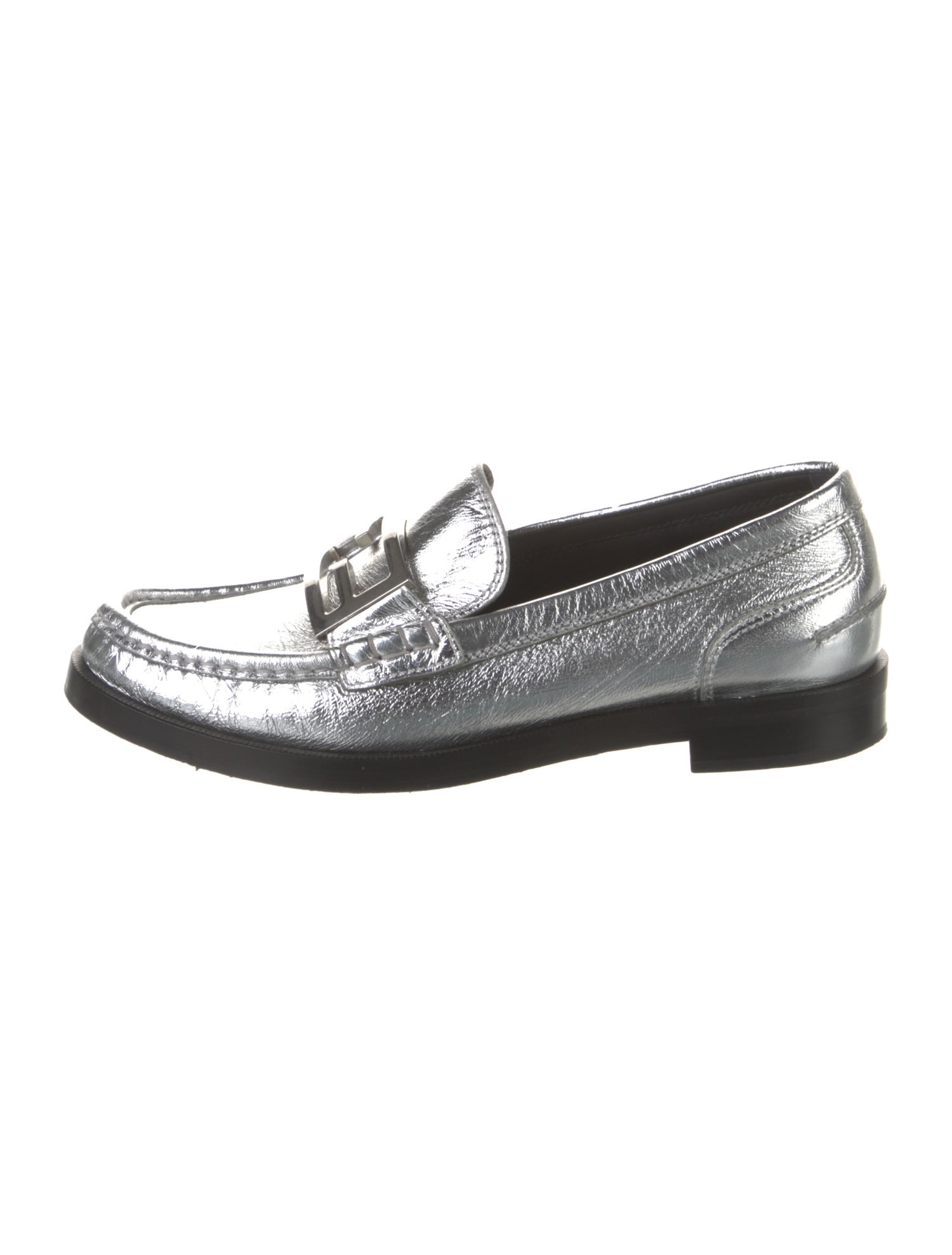 Fendi Leather Loafers