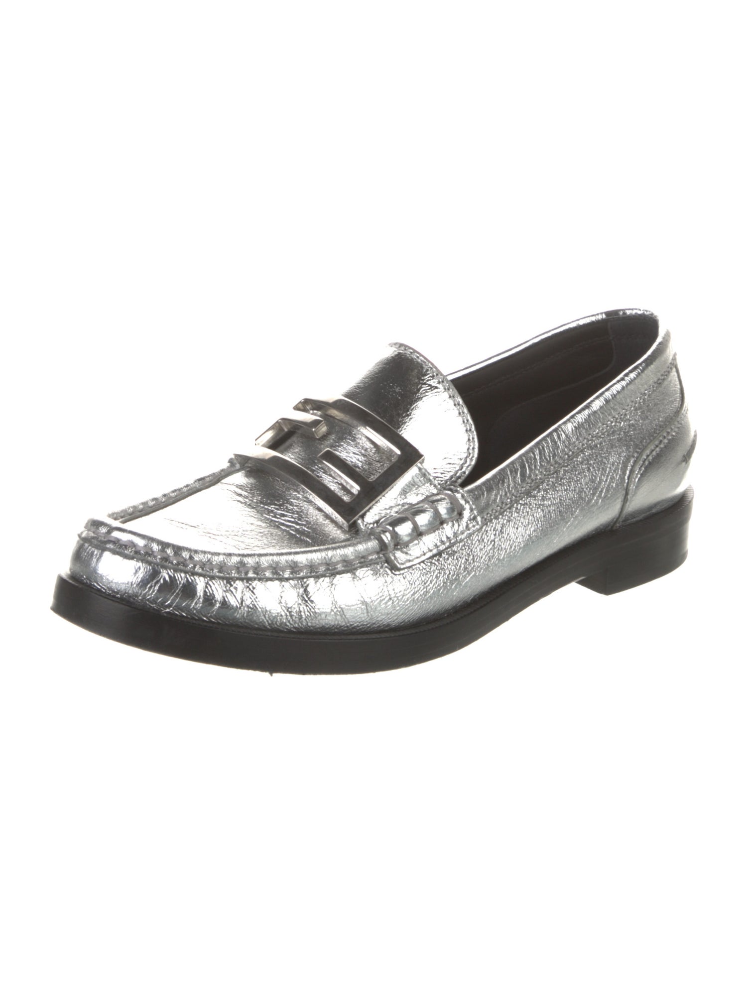 Fendi Leather Loafers