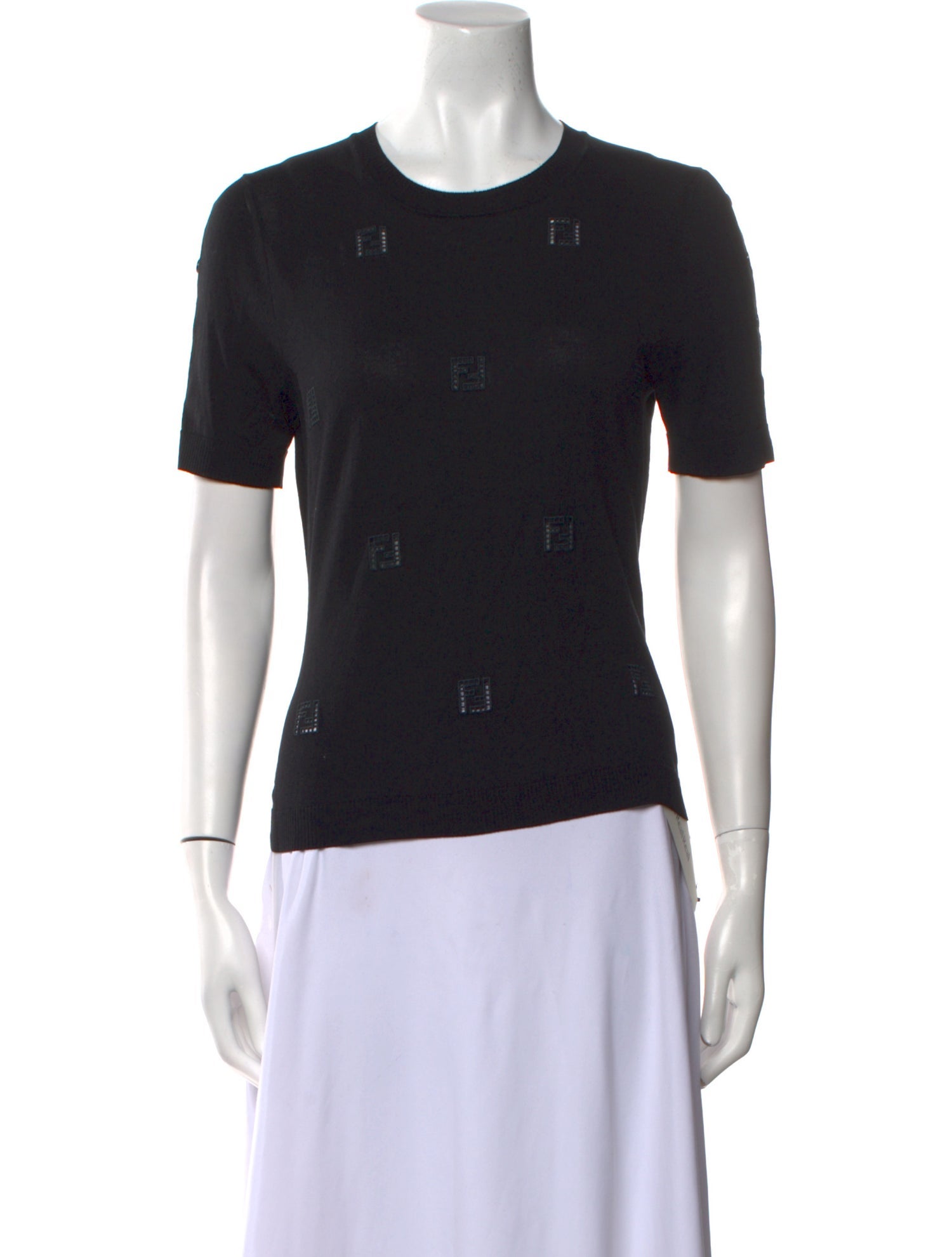Fendi Crew Neck Short Sleeve T-Shirt