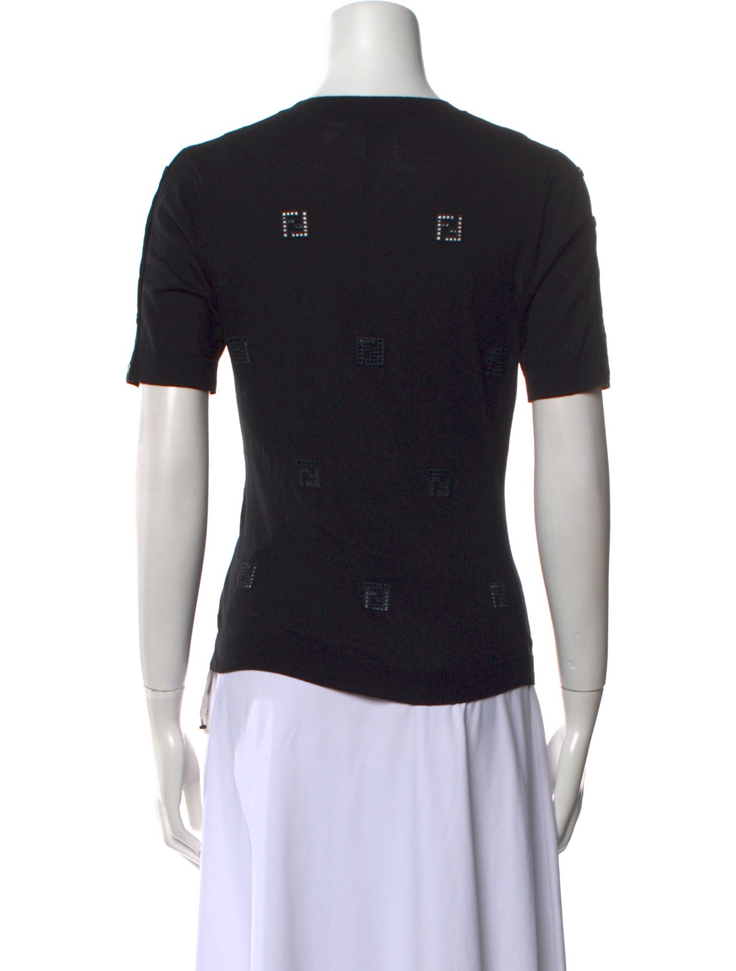 Fendi Crew Neck Short Sleeve T-Shirt