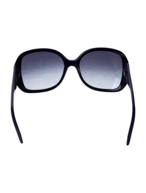 Fendi Pequin Pattern Oversize Sunglasses