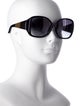 Fendi Pequin Pattern Oversize Sunglasses