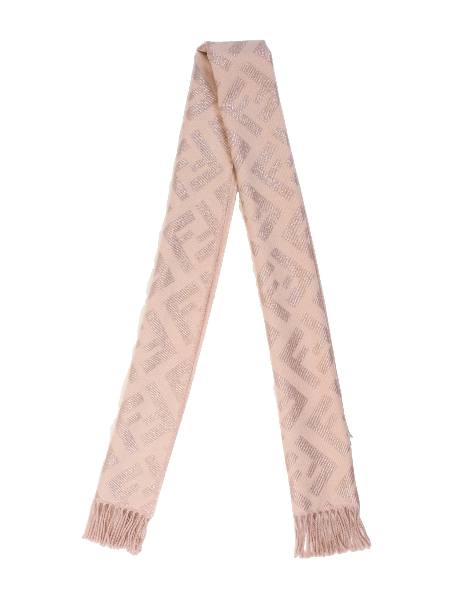 Fendi Cashmere Zucca FF Logo Scarf w/ Tags